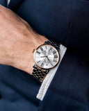 Buy Shop Tissot Carson Premium Powermatic 80 Silver Dial Two Tone Steel Strap Watch For Men - T122.407.22.033.00 USA Online