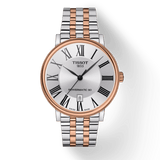 Buy Shop Tissot Carson Premium Powermatic 80 Silver Dial Two Tone Steel Strap Watch For Men - T122.407.22.033.00 USA Online