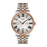 Buy Shop Tissot Carson Premium Powermatic 80 Silver Dial Two Tone Steel Strap Watch For Men - T122.407.22.033.00 USA Online