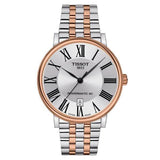 Buy Shop Tissot Carson Premium Powermatic 80 Silver Dial Two Tone Steel Strap Watch For Men - T122.407.22.033.00 USA Online