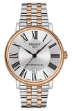 Buy Shop Tissot Carson Premium Powermatic 80 Silver Dial Two Tone Steel Strap Watch For Men - T122.407.22.033.00 USA Online