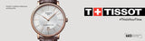 Buy Shop Tissot Carson Premium Powermatic 80 White Dial Brown Leather Strap Watch For Men - T122.407.36.031.00 USA Online