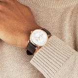 Buy Shop Tissot Carson Premium Powermatic 80 White Dial Brown Leather Strap Watch For Men - T122.407.36.031.00 USA Online