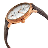 Buy Shop Tissot Carson Premium Powermatic 80 White Dial Brown Leather Strap Watch For Men - T122.407.36.031.00 USA Online