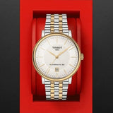 Buy Shop Tissot Carson Premium Powermatic 80 White Dial Two Tone Steel Strap Watch For Men - T122.407.22.031.00 USA Online