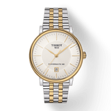 Buy Shop Tissot Carson Premium Powermatic 80 White Dial Two Tone Steel Strap Watch For Men - T122.407.22.031.00 USA Online