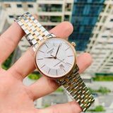 Buy Shop Tissot Carson Premium Powermatic 80 White Dial Two Tone Steel Strap Watch For Men - T122.407.22.031.01 USA Online