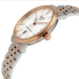 Buy Shop Tissot Carson Premium Powermatic 80 White Dial Two Tone Steel Strap Watch For Men - T122.407.22.031.01 USA Online