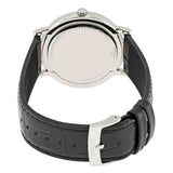 Buy Shop Tissot Carson Premium Silver Dial Black Leather Strap Watch For Men - T122.410.16.033.00 USA Online