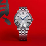 Buy Shop Tissot Carson Premium Silver Dial Silver Steel Strap Watch For Men - T122.410.11.033.00 USA Online