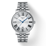 Buy Shop Tissot Carson Premium Silver Dial Silver Steel Strap Watch For Men - T122.410.11.033.00 USA Online