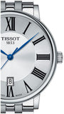 Buy Shop Tissot Carson Premium Silver Dial Silver Steel Strap Watch For Men - T122.410.11.033.00 USA Online