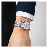 Buy Shop Tissot Carson Premium Silver Dial Silver Steel Strap Watch for Men - T122.417.11.033.00 USA Online