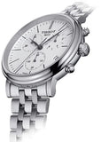 Buy Shop Tissot Carson Premium White Dial Silver Steel Strap Watch For Men - T122.417.11.011.00 USA Online