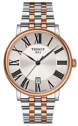 Buy Shop Tissot Carson Premium White Dial Two Tone Steel Strap Watch For Men - T122.410.22.033.00 USA Online