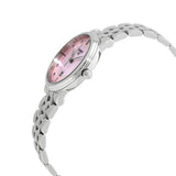 Buy Shop Tissot Carson Premium Lady Mother of Pearl Pink Dial Silver Steel Strap Watch For Women - T122.210.11.159.00 USA Online