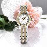Buy Shop Tissot Carson Steel Lady White Dial Quartz Watch For Women - T085.210.22.011.00 USA Online