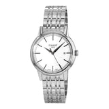 Buy Shop Tissot Carson Steel White Dial Silver Steel Strap Watch For Men - T085.410.11.011.00 USA Online