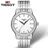 Buy Shop Tissot Carson Steel White Dial Silver Steel Strap Watch For Men - T085.410.11.011.00 USA Online