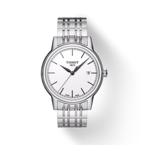 Buy Shop Tissot Carson Steel White Dial Silver Steel Strap Watch For Men - T085.410.11.011.00 USA Online