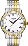 Buy Shop Tissot T Classic Carson Quartz White Dial Two Tone Steel Strap Watch for Men - T085.410.22.013.00 USA Online