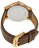 Buy Shop Tissot Carson White Dial Brown Leather Strap Watch For Women - T085.210.36.012.00 USA Online