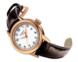 Buy Shop Tissot Carson White Dial Brown Leather Strap Watch For Women - T085.210.36.012.00 USA Online