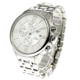 Buy Shop Tissot Chemin des Tourelles Automatic Chronograph White Dial Silver Steel Strap Watch for Men - T099.427.11.038.00 USA Online