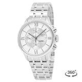 Buy Shop Tissot Chemin des Tourelles Automatic Chronograph White Dial Silver Steel Strap Watch for Men - T099.427.11.038.00 USA Online