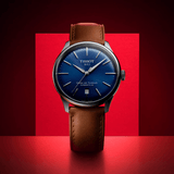 Buy Shop Tissot Chemin des Tourelles Automatic Powermatic 80 Blue Dial Brown Leather Strap Watch for Men - T139.407.16.041.00 USA Online