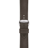 Buy Shop Tissot Chemin des Tourelles Automatic Powermatic 80 Ivory Dial Green Leather Strap Watch for Men - T139.407.16.261.00 USA Online