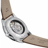 Buy Shop Tissot Chemin des Tourelles Automatic Powermatic 80 Ivory Dial Green Leather Strap Watch for Men - T139.407.16.261.00 USA Online