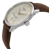 Buy Shop Tissot Chemin des Tourelles Automatic Powermatic 80 Ivory Dial Green Leather Strap Watch for Men - T139.407.16.261.00 USA Online