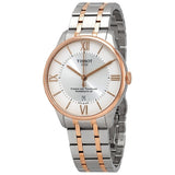 Buy Shop Tissot Chemin des Tourelles Powermatic 80 Silver Dial Two Tone Steel Strap Watch for Men - T099.407.22.038.02 USA Online