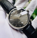 Buy Shop Tissot Chemin Des Tourelles Powermatic 80 Black Dial Black Leather Strap Watch For Men - T099.407.16.447.00 USA Online