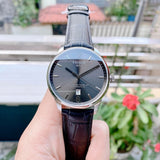 Buy Shop Tissot Chemin Des Tourelles Powermatic 80 Black Dial Black Leather Strap Watch For Men - T099.407.16.447.00 USA Online