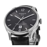 Buy Shop Tissot Chemin Des Tourelles Powermatic 80 Black Dial Black Leather Strap Watch For Men - T099.407.16.447.00 USA Online
