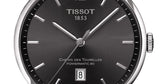 Buy Shop Tissot Chemin Des Tourelles Powermatic 80 Black Dial Black Leather Strap Watch For Men - T099.407.16.447.00 USA Online