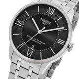 Buy Shop Tissot Chemin Des Tourelles Powermatic 80 Black Dial Silver Steel Strap Watch For Men - T099.407.11.058.00 USA Online