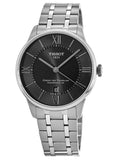 Buy Shop Tissot Chemin Des Tourelles Powermatic 80 Black Dial Silver Steel Strap Watch For Men - T099.407.11.058.00 USA Online
