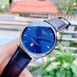 Buy Shop Tissot Chemin Des Tourelles Powermatic 80 Blue Dial Blue Leather Strap Watch for Men - T099.407.16.047.00 USA Online