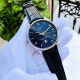 Buy Shop Tissot Chemin Des Tourelles Powermatic 80 Blue Dial Blue Leather Strap Watch for Men - T099.407.16.047.00 USA Online