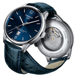 Buy Shop Tissot Chemin Des Tourelles Powermatic 80 Blue Dial Blue Leather Strap Watch for Men - T099.407.16.047.00 USA Online