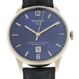 Buy Shop Tissot Chemin Des Tourelles Powermatic 80 Blue Dial Blue Leather Strap Watch for Men - T099.407.16.047.00 USA Online