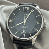 Buy Shop Tissot Chemin Des Tourelles Powermatic 80 Blue Dial Blue Leather Strap Watch for Men - T099.407.16.048.00 USA Online