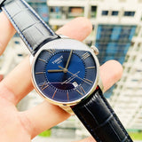 Buy Shop Tissot Chemin Des Tourelles Powermatic 80 Blue Dial Blue Leather Strap Watch for Men - T099.407.16.048.00 USA Online