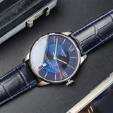 Buy Shop Tissot Chemin Des Tourelles Powermatic 80 Blue Dial Blue Leather Strap Watch for Men - T099.407.16.048.00 USA Online