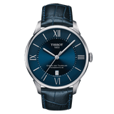 Buy Shop Tissot Chemin Des Tourelles Powermatic 80 Blue Dial Blue Leather Strap Watch for Men - T099.407.16.048.00 USA Online