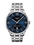 Buy Shop Tissot Chemin Des Tourelles Powermatic 80 Blue Dial Silver Steel Strap Watch for Men - T099.407.11.048.00 USA Online