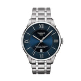 Buy Shop Tissot Chemin Des Tourelles Powermatic 80 Blue Dial Silver Steel Strap Watch for Men - T099.407.11.048.00 USA Online